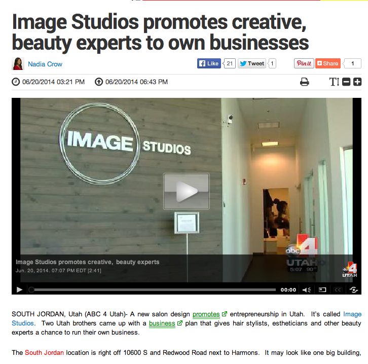 ABC4 Story about Image Studios 360